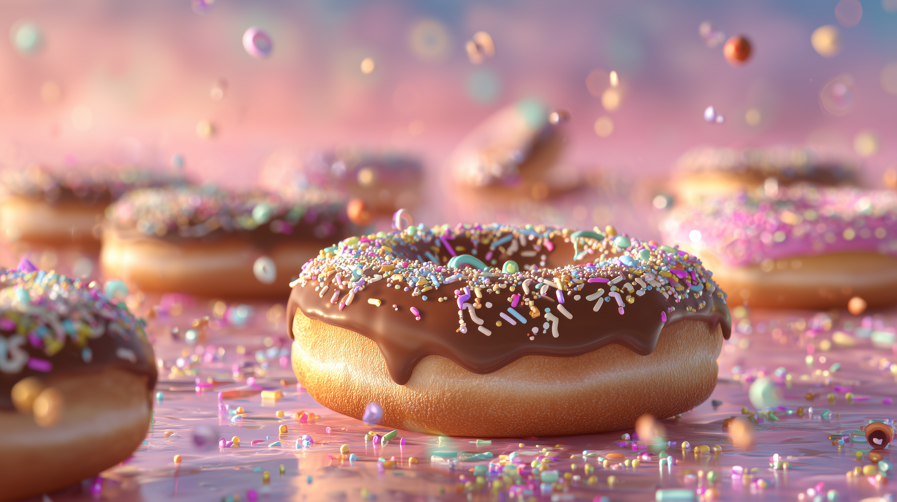 fond d'écran Donut windows 11 téléchargement gratuit