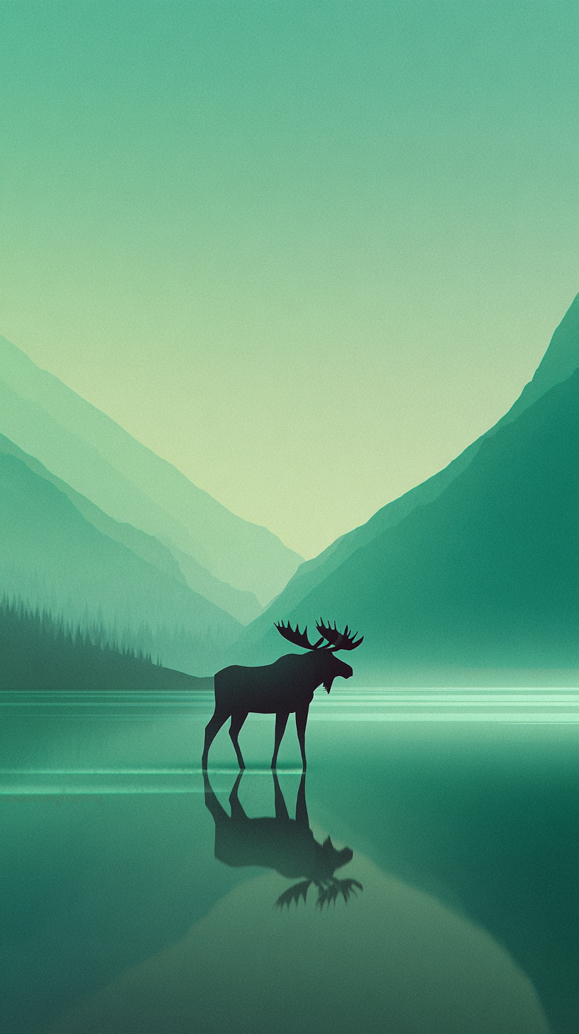 fond d'écran Alces alces iphone 17 pro gratuit