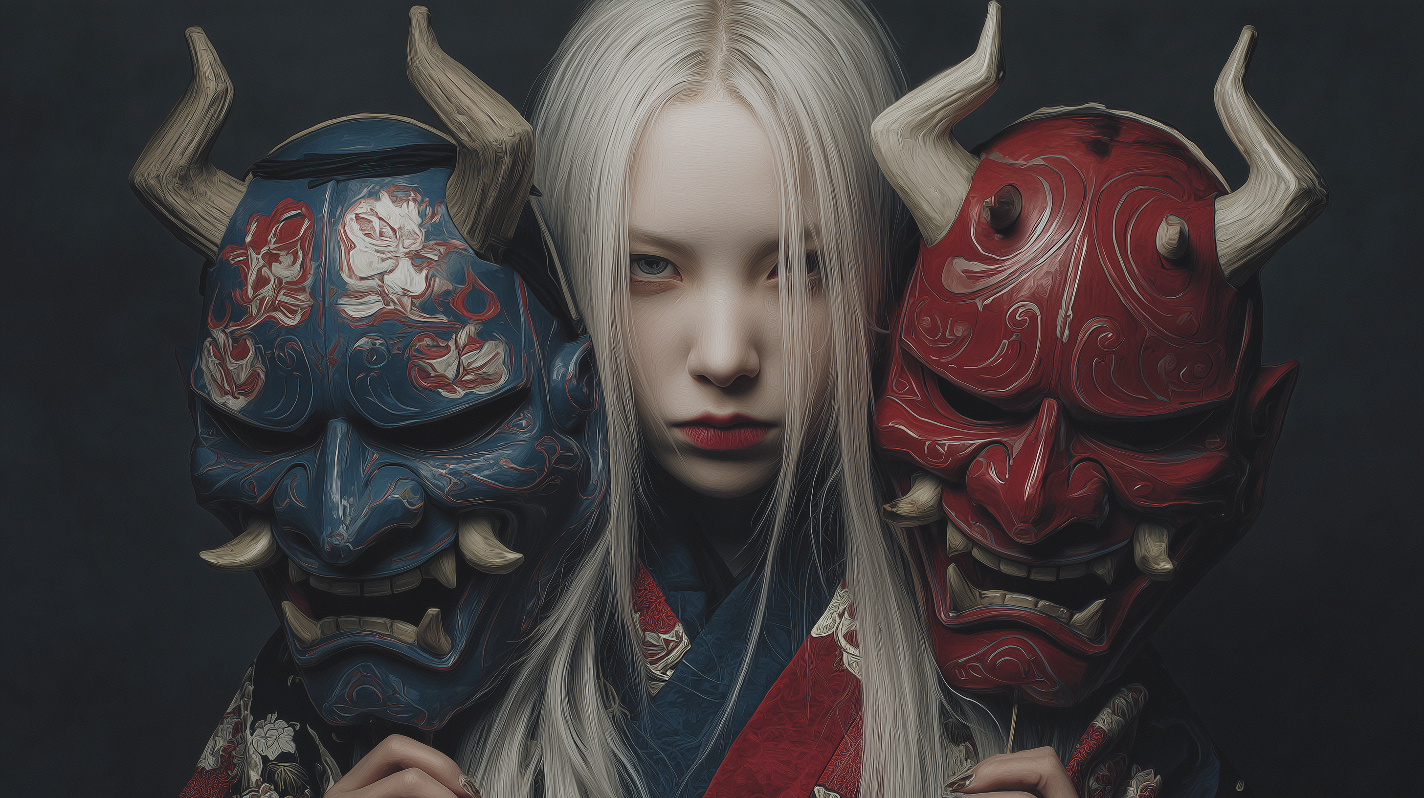 fond d'écran Masque japonais mac 1920x1080 téléchargement gratuit