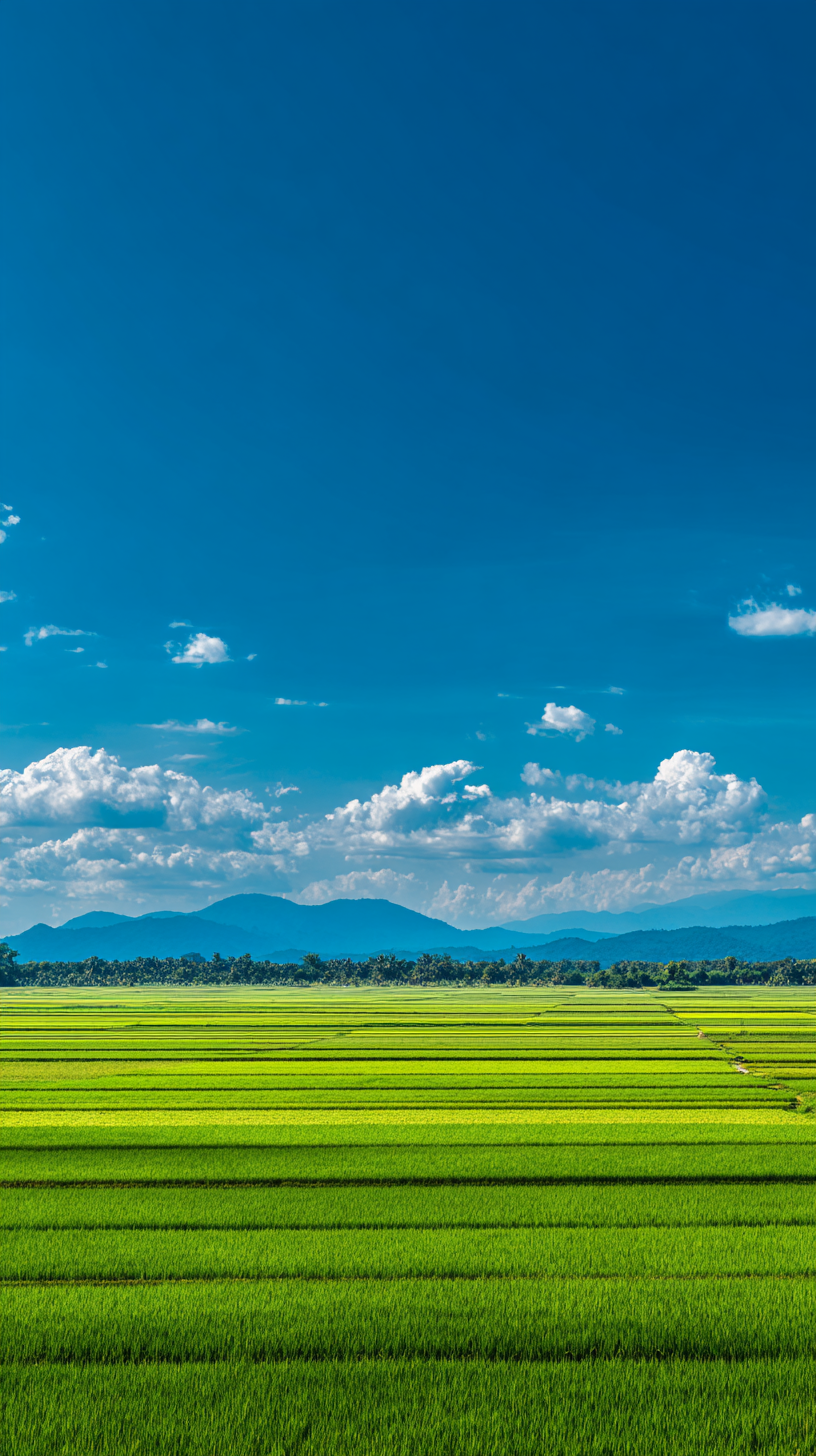fond d'écran Rizière haute qualité pour tablette android gratuit