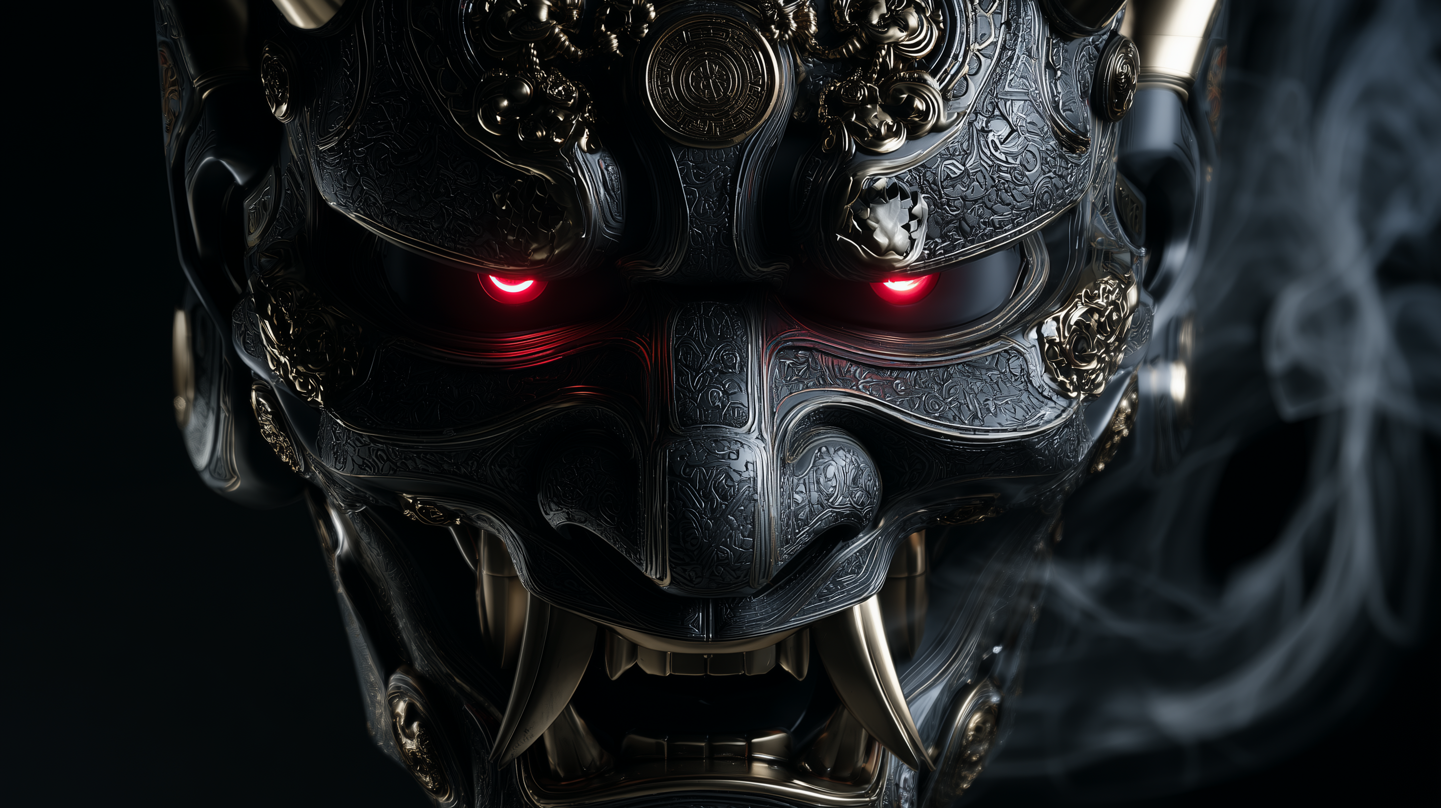 fond d'écran Masque japonais 1920x768 téléchargement gratuit