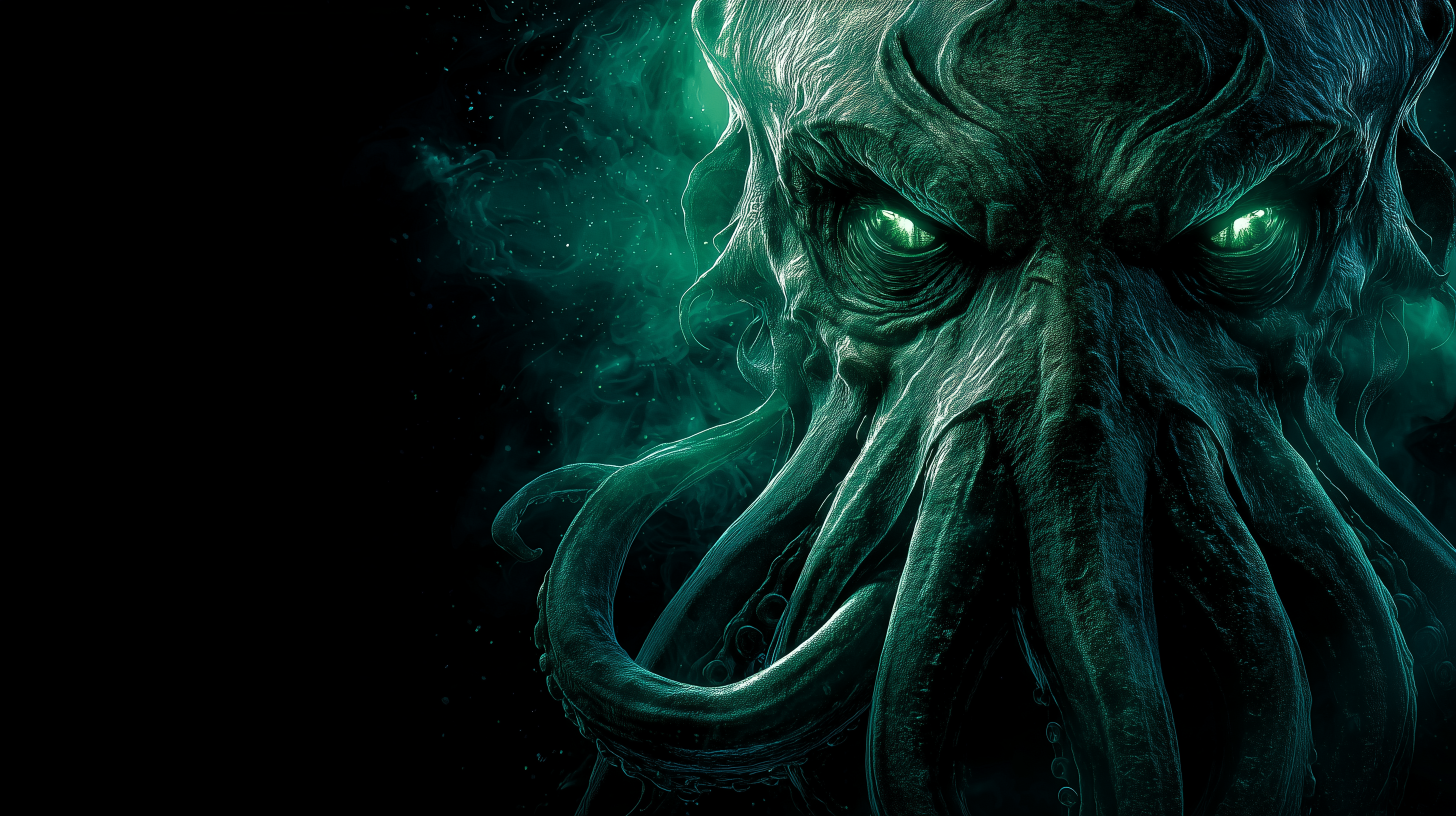 fond d'écran Cthulhu 3000x2000 téléchargement gratuit