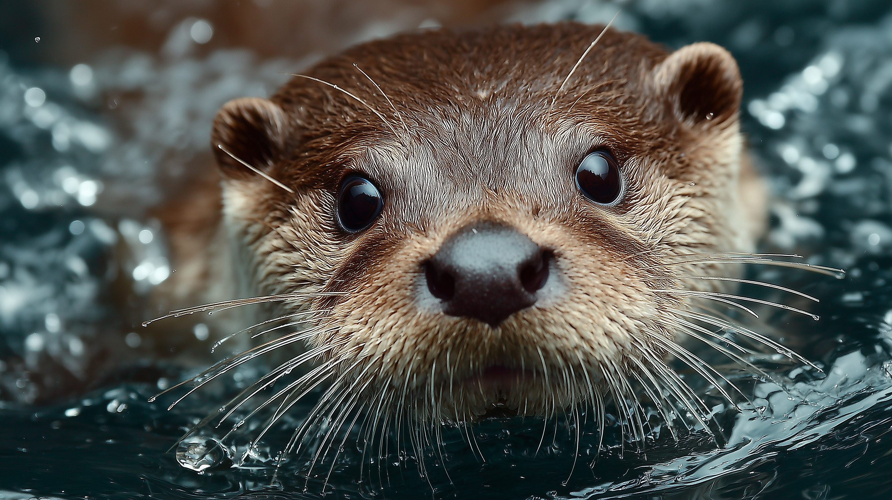 fond d'écran Loutre 1920x768 téléchargement gratuit
