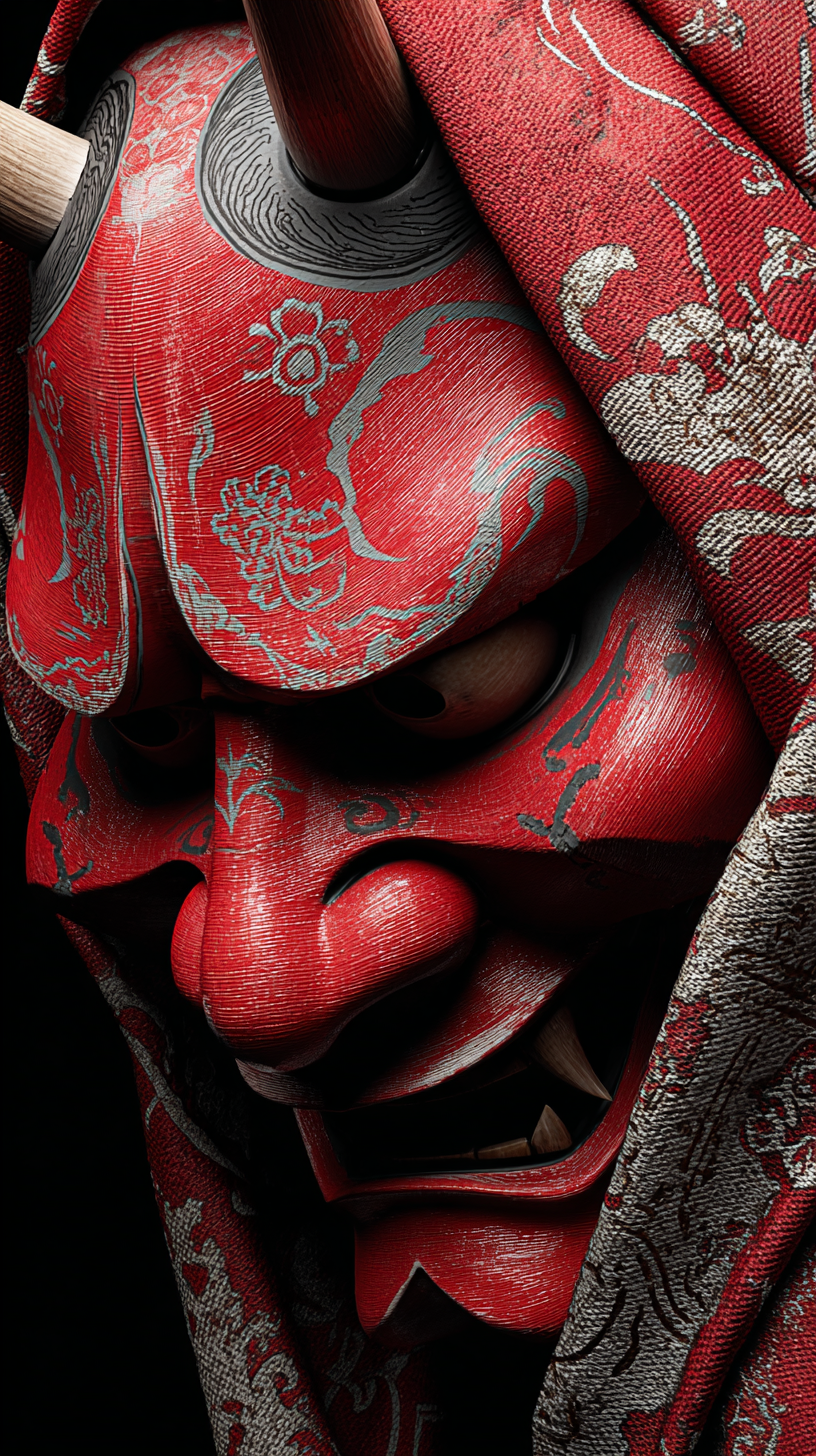 fond d'écran Masque japonais téléphone Nokia télécharger gratuit