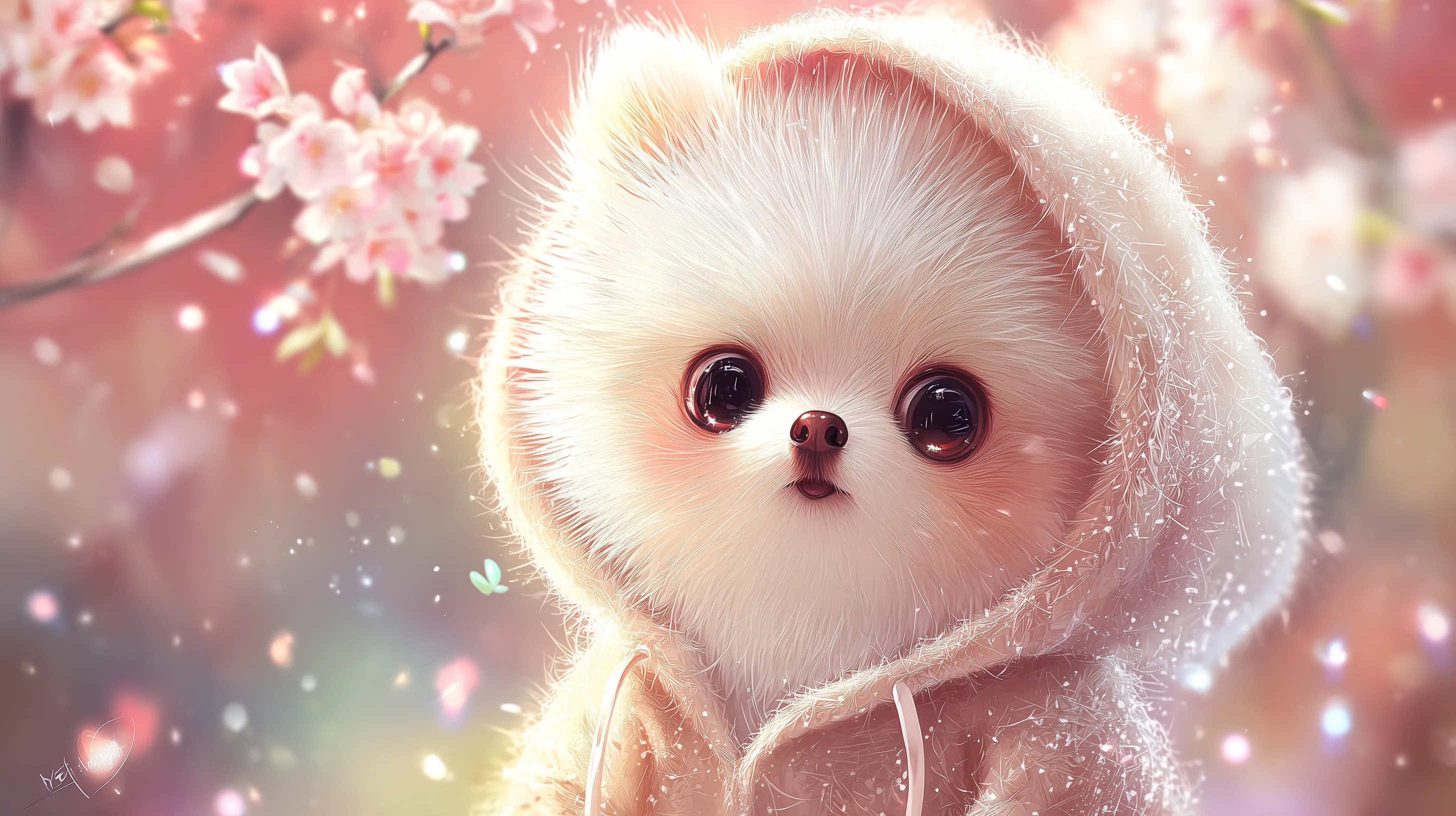 fond d'écran Chien Kawaii updated 1440p téléchargement gratuit