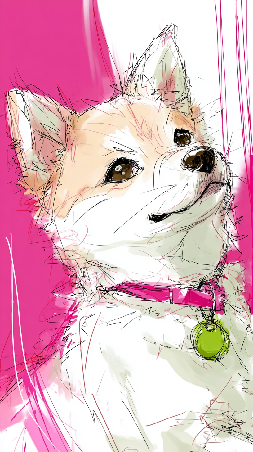 fond d'écran Shiba inu iphone 4k gratuit