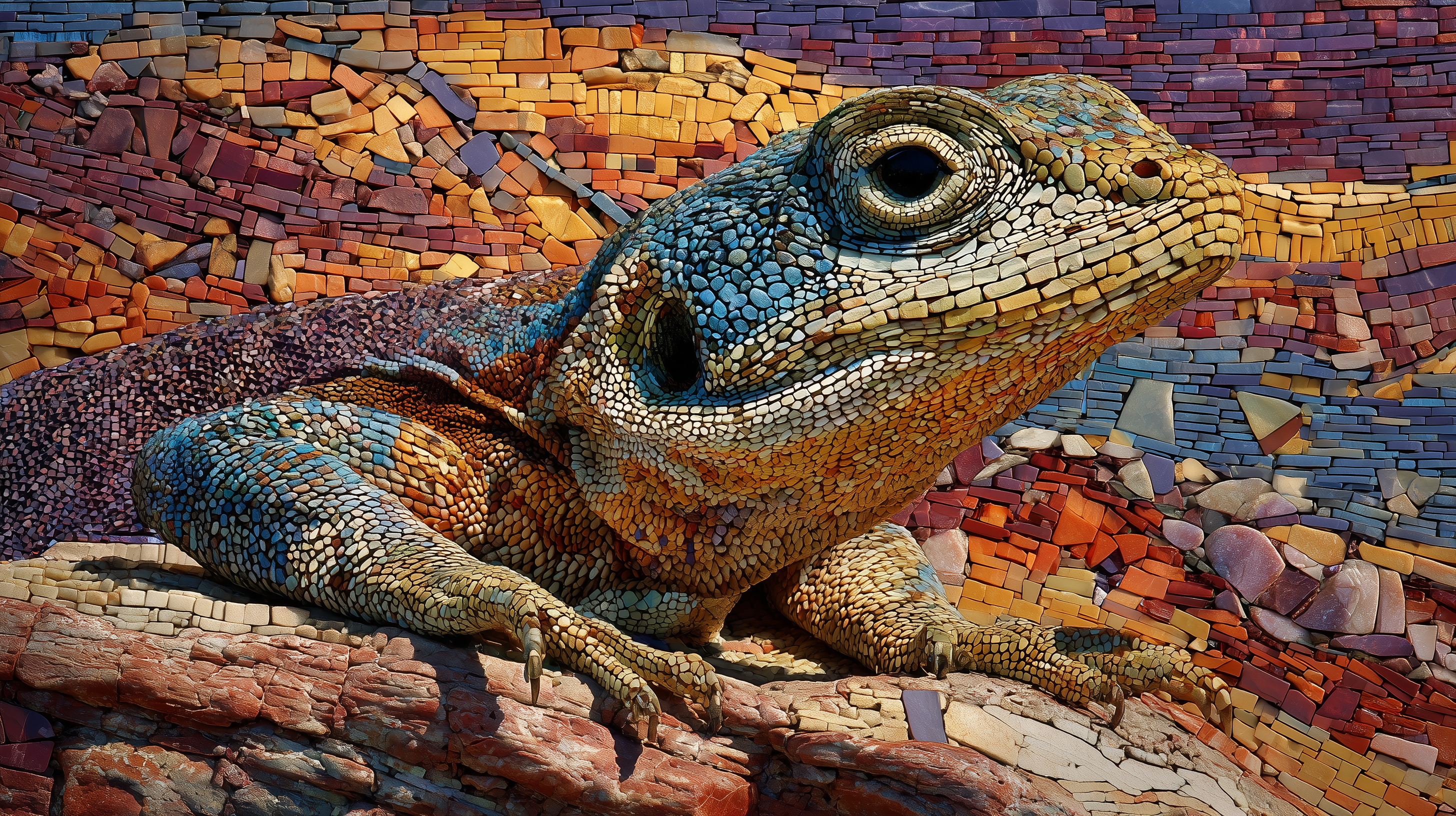 fond d'écran Mosaïque 8k téléchargement gratuit