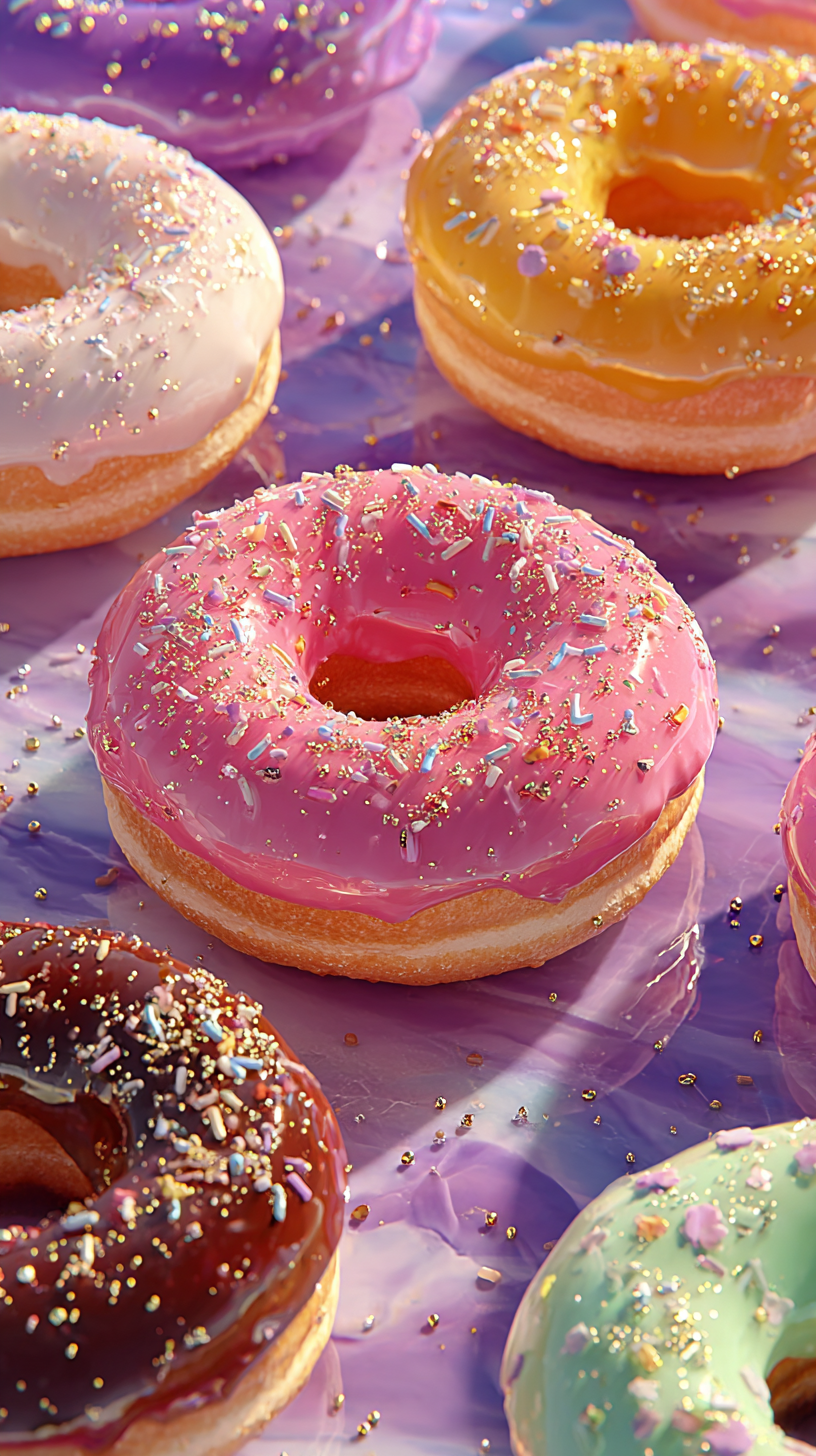 fond d'écran Donut iphone 12 télécharger gratuit