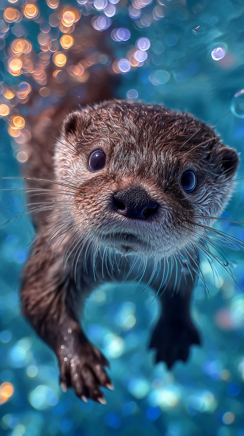 fond d'écran Loutre téléphone Nokia télécharger gratuit