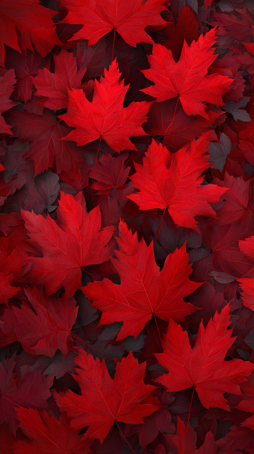 fond d'écran coloriage Érable rouge android gratuit