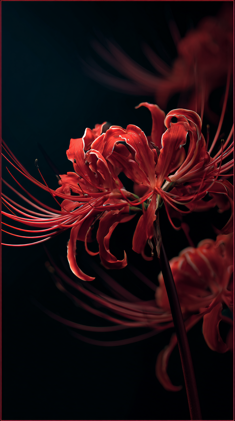 fond d'écran Lycoris radiata iphone 16e gratuit