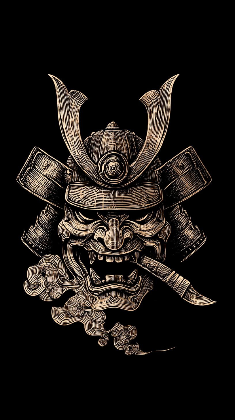 fond d'écran Masque japonais iphone 16e gratuit