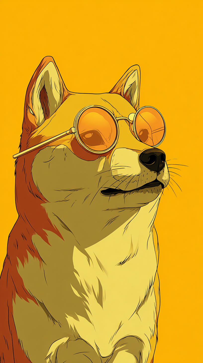 fond d'écran Shiba inu iphone 16e gratuit