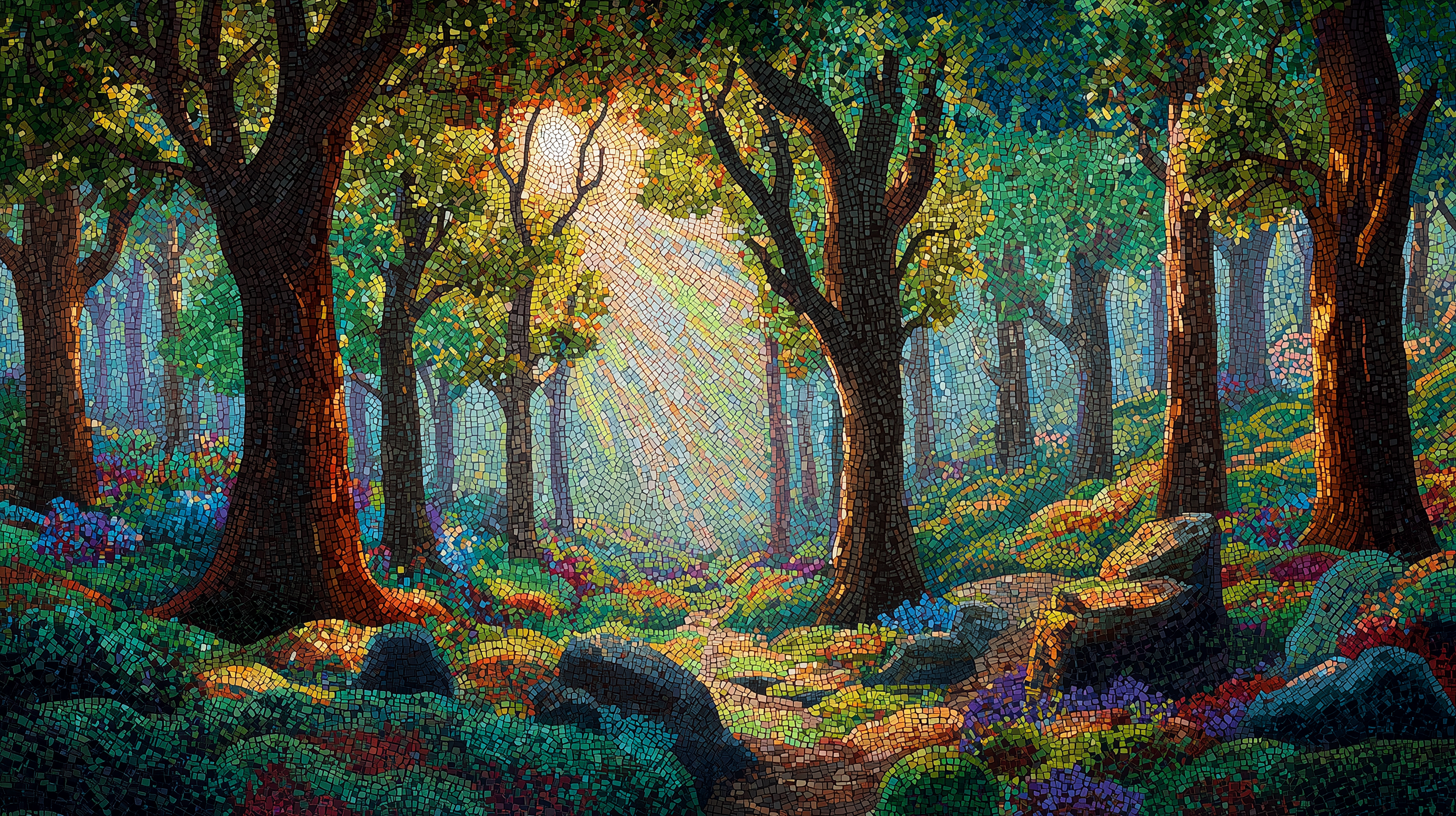 fond d'écran Mosaïque 2560x1440 hd téléchargement gratuit