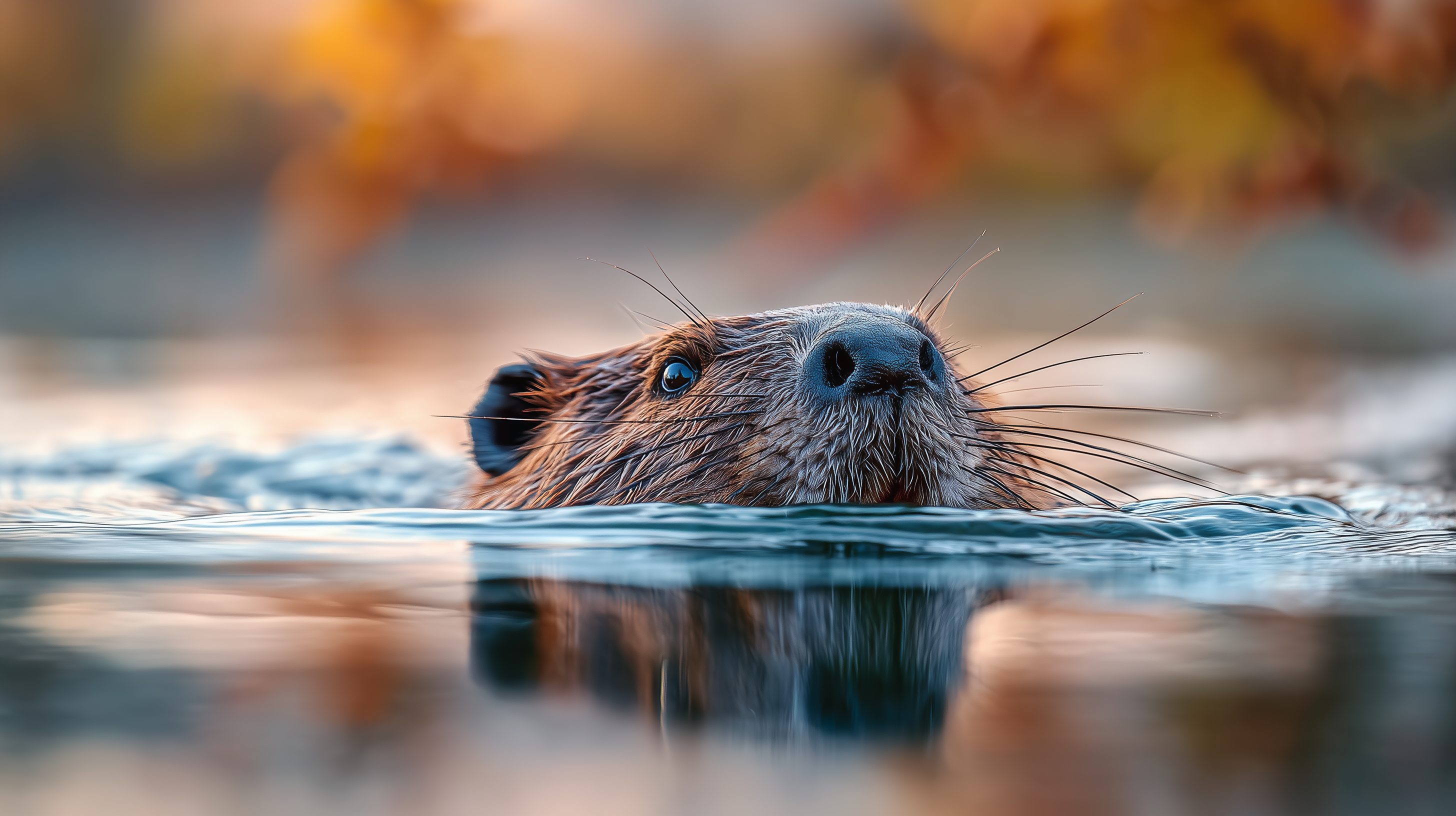 fond d'écran Castor pc 5120x2880 téléchargement gratuit