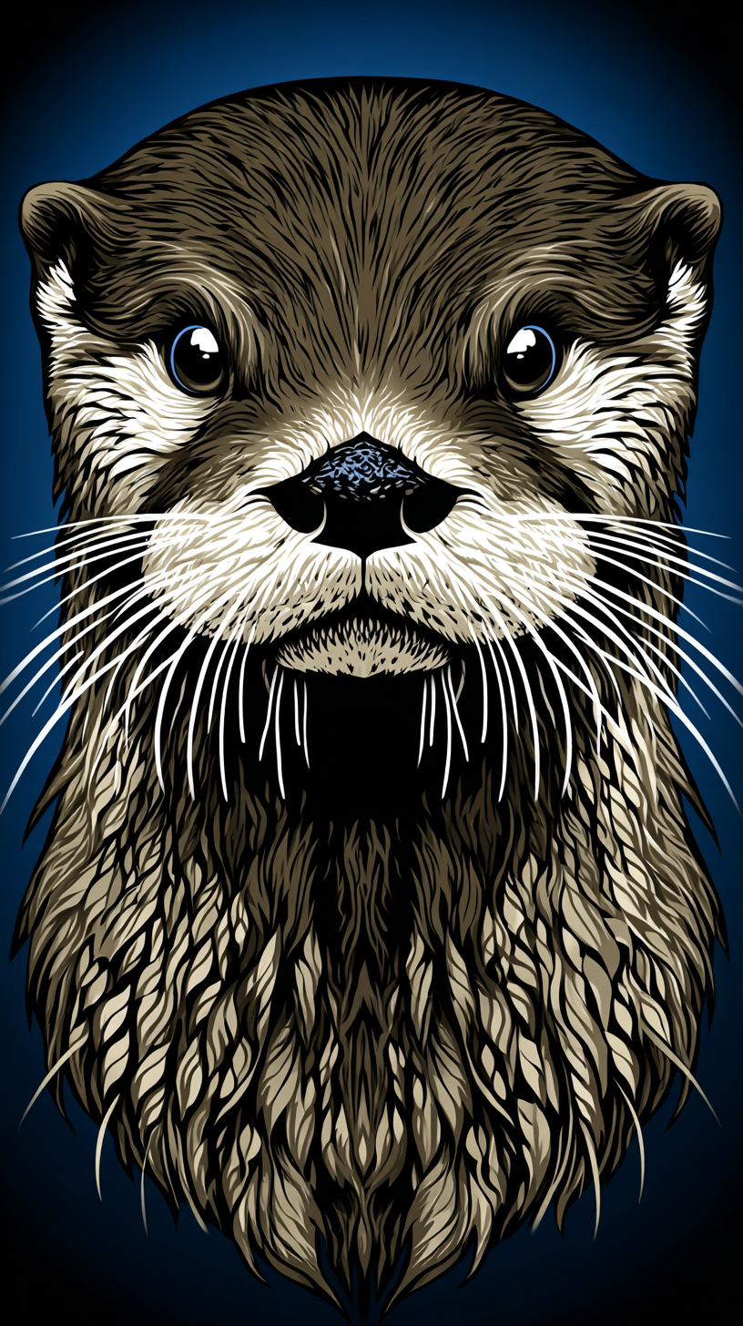 fond d'écran Loutre iphone x gratuit