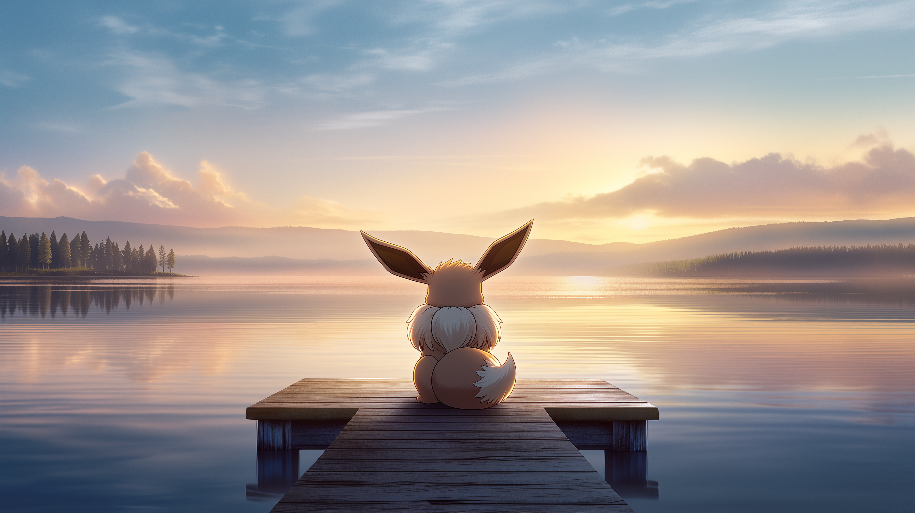 fond d'écran Eevee 4k windows téléchargement gratuit