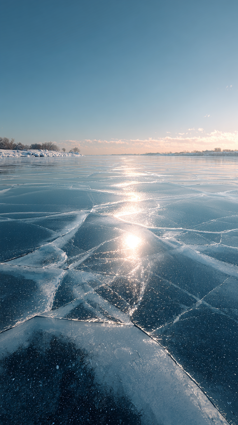 fond d'écran Glace iphone 17 pro max gratuit