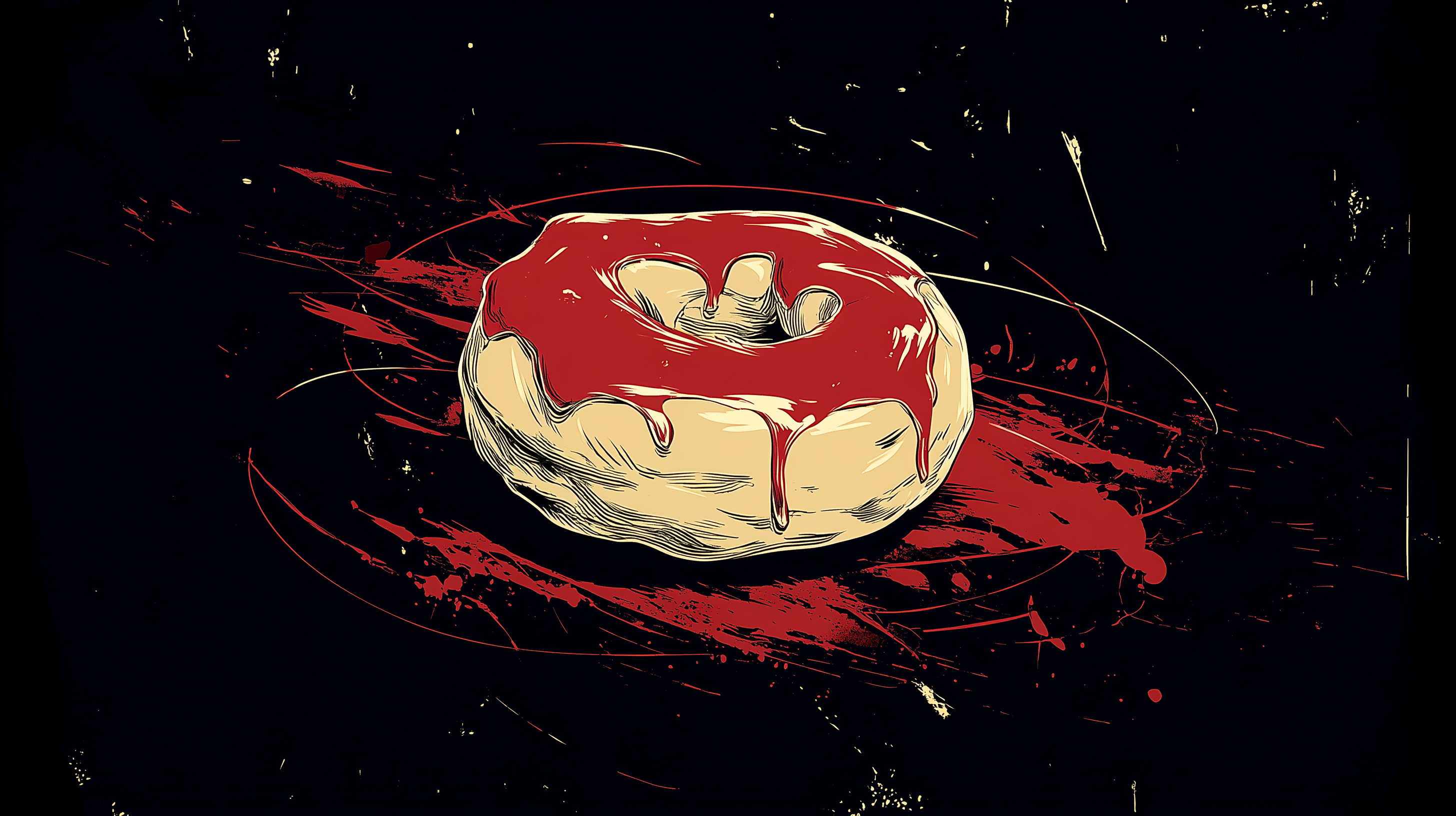 fond d'écran Donut pc simple téléchargement gratuit