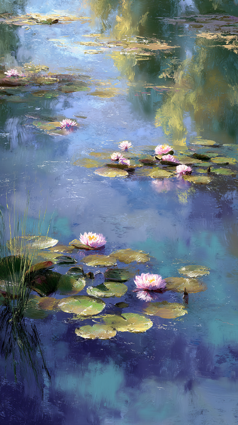 fond d'écran Claude Monet android 4k gratuit