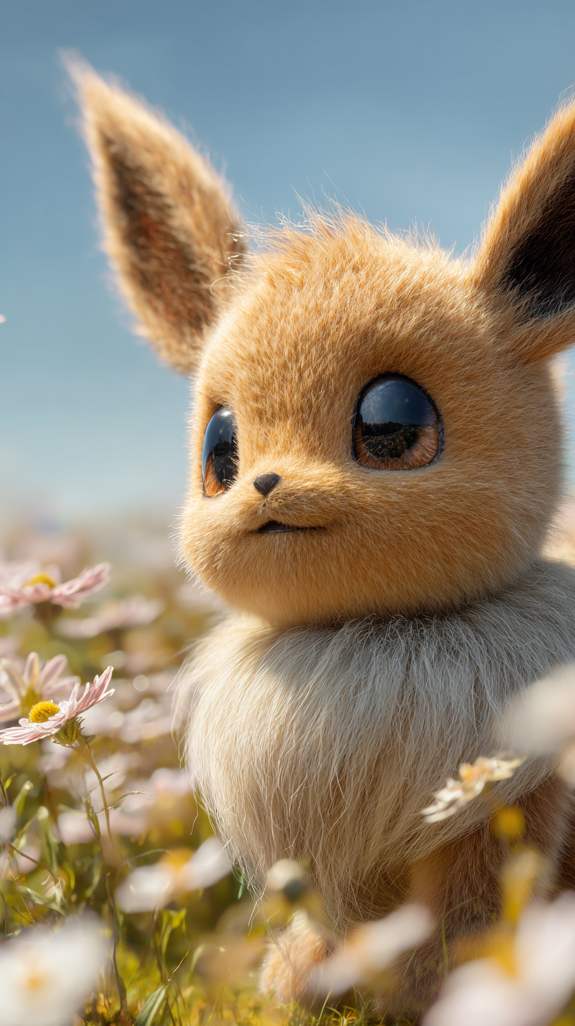 fond d'écran Eevee téléphone 4k gratuit