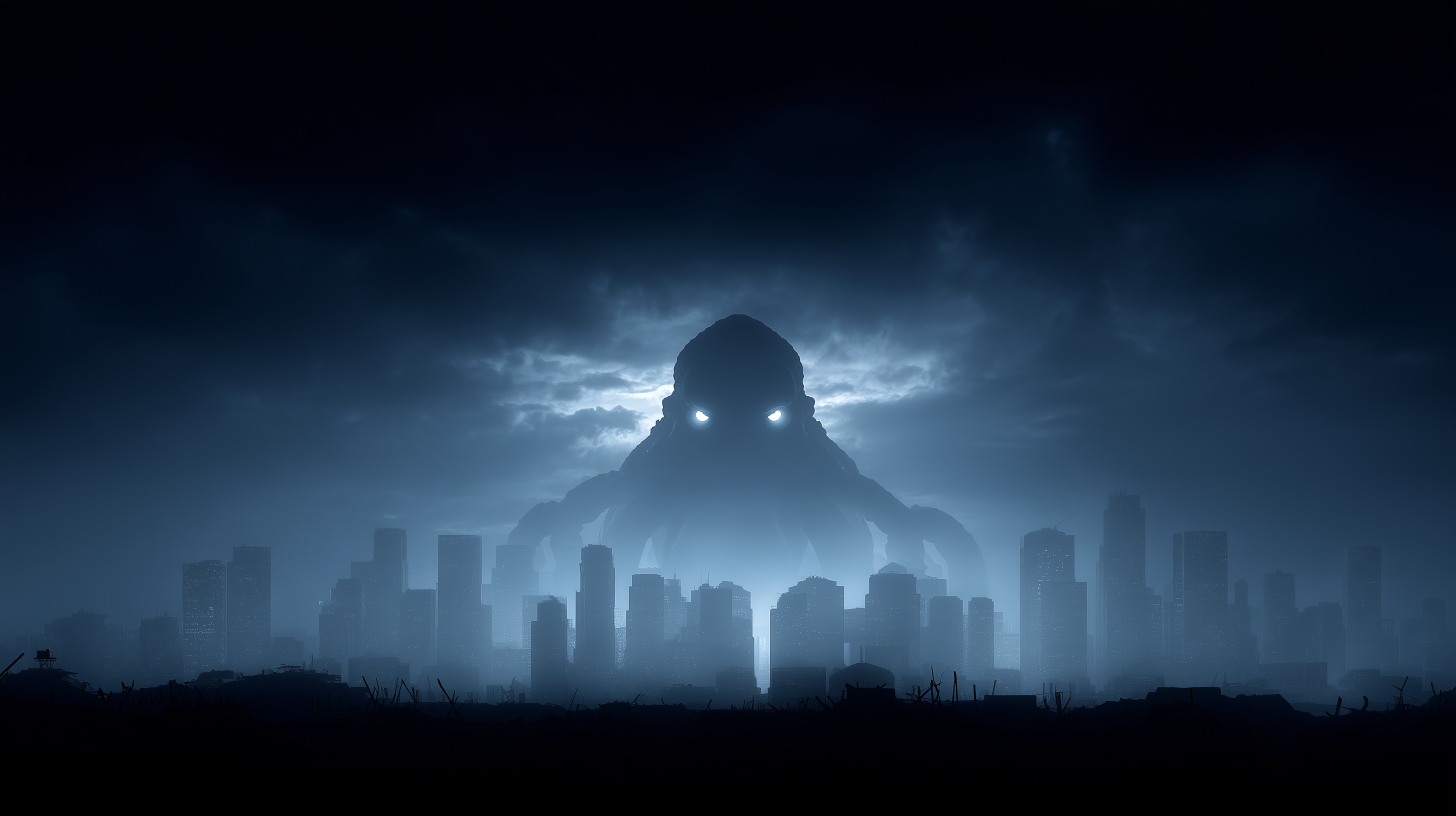 fond d'écran Cthulhu windows 11 1920x1080 téléchargement gratuit