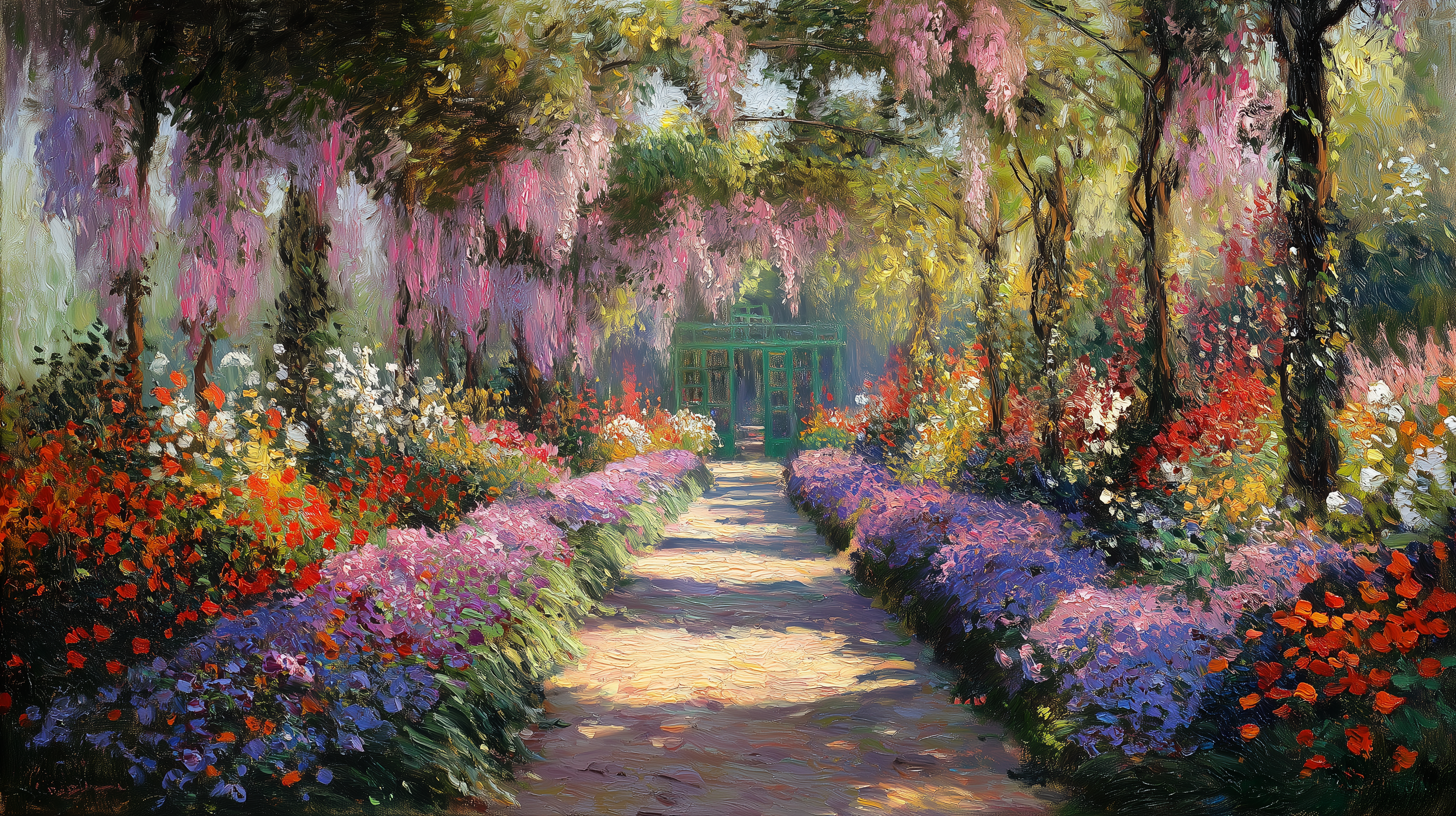 hp fond d'écran Claude Monet téléchargement gratuit