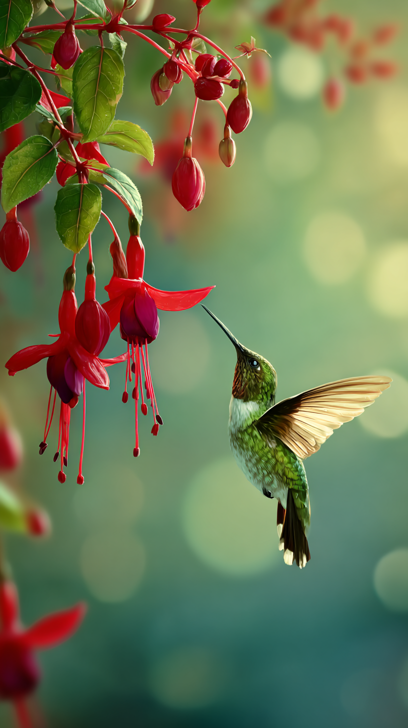 fond d'écran Trochilidae android 4k télécharger gratuit