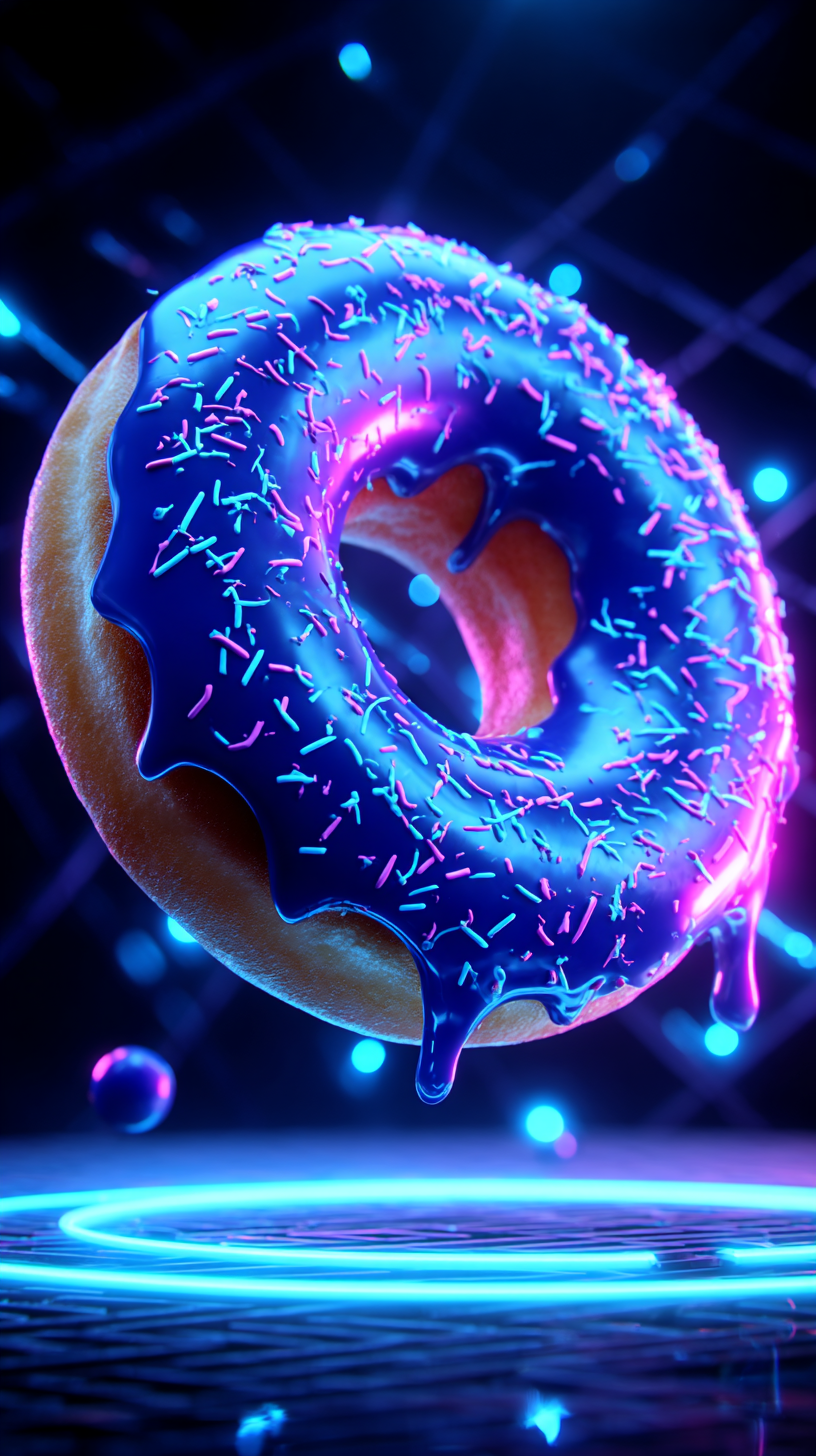 fond d'écran Donut iphone 15 4k télécharger gratuit