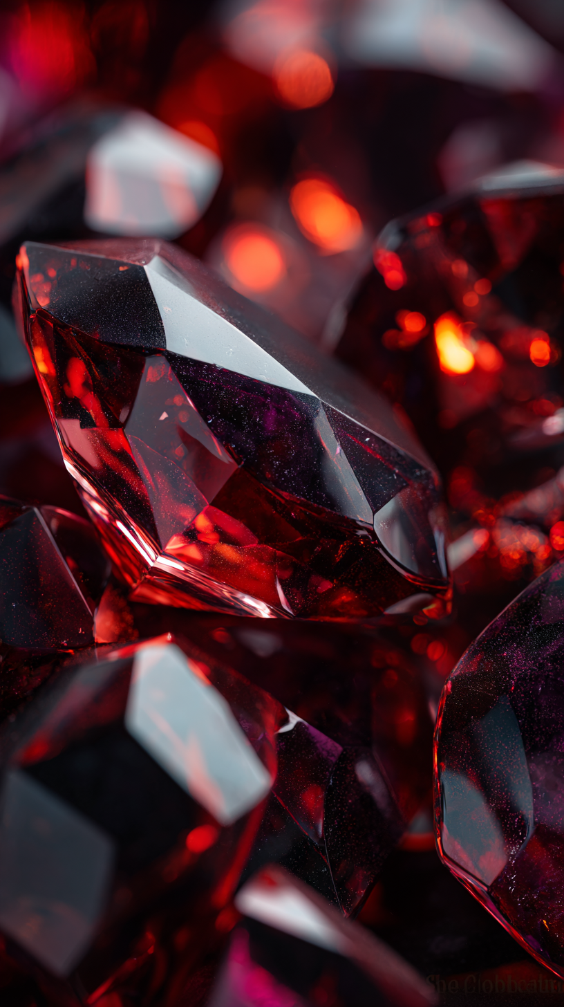 fond d'écran Rubis iphone 15 pro gratuit