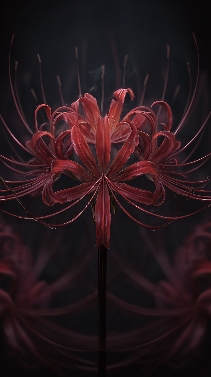 fond d'écran Lycoris radiata iphone xr télécharger gratuit