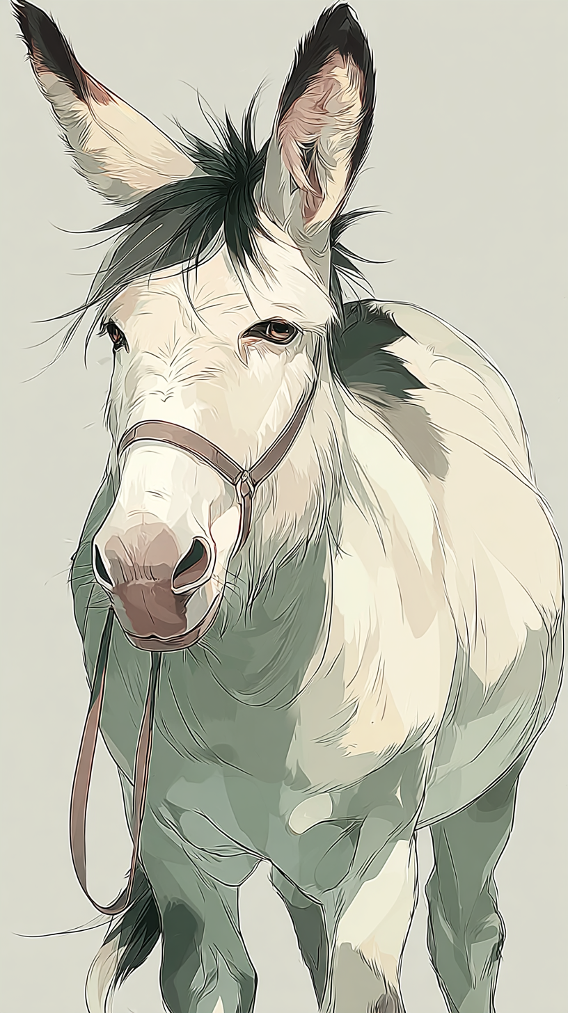 fond d'écran Âne iphone 16 gratuit