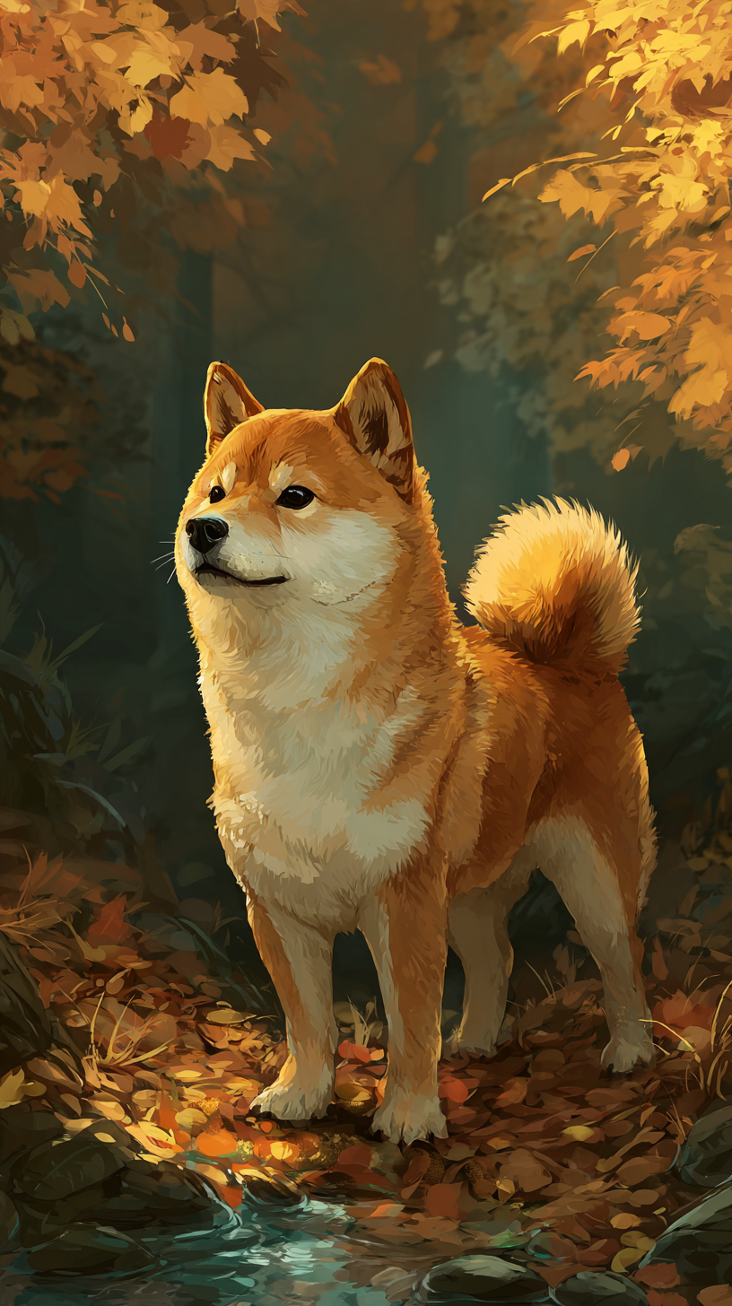 fond d'écran Shiba inu iphone 7 gratuit