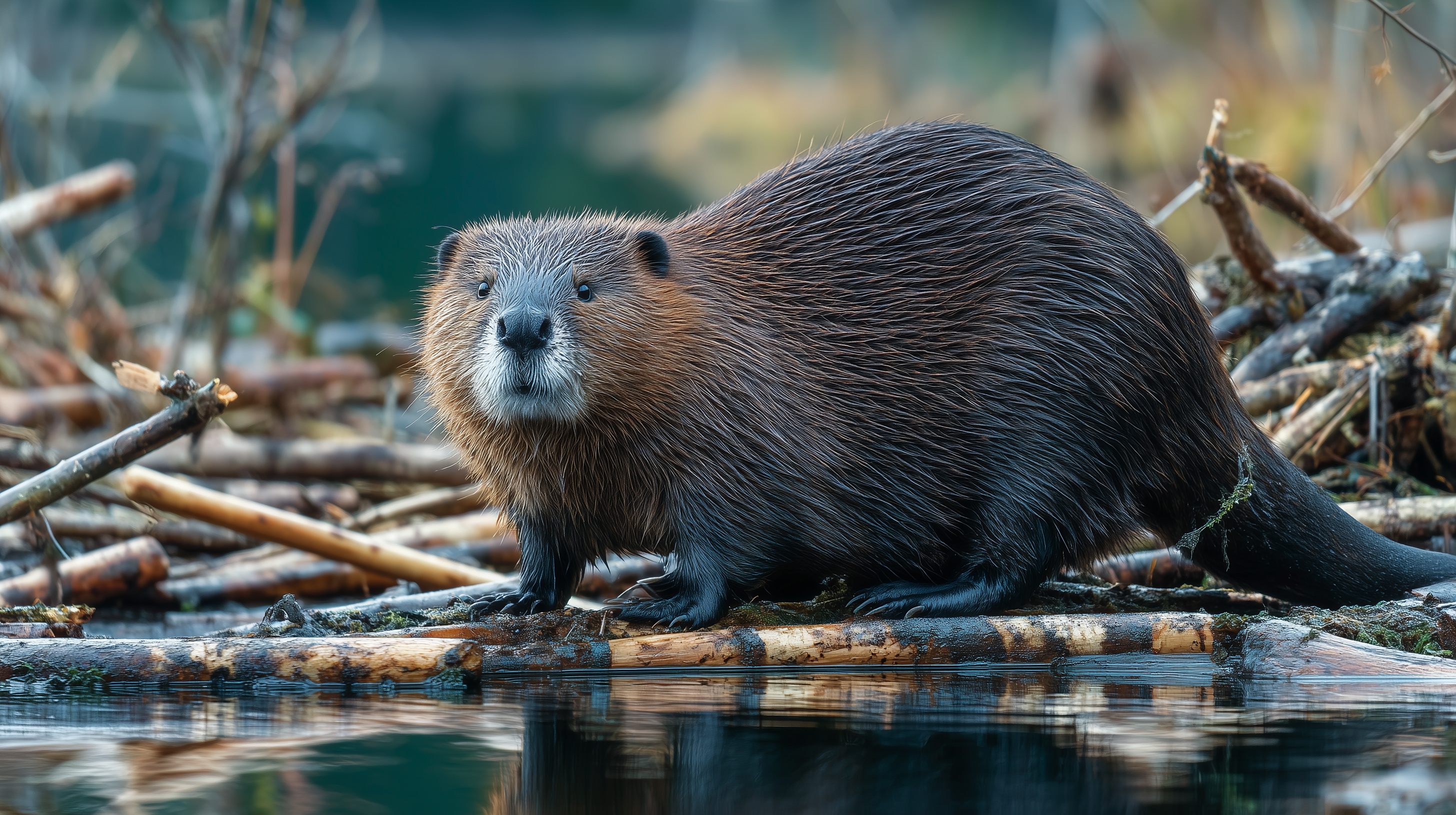 fond d'écran Castor pc windows 11 téléchargement gratuit