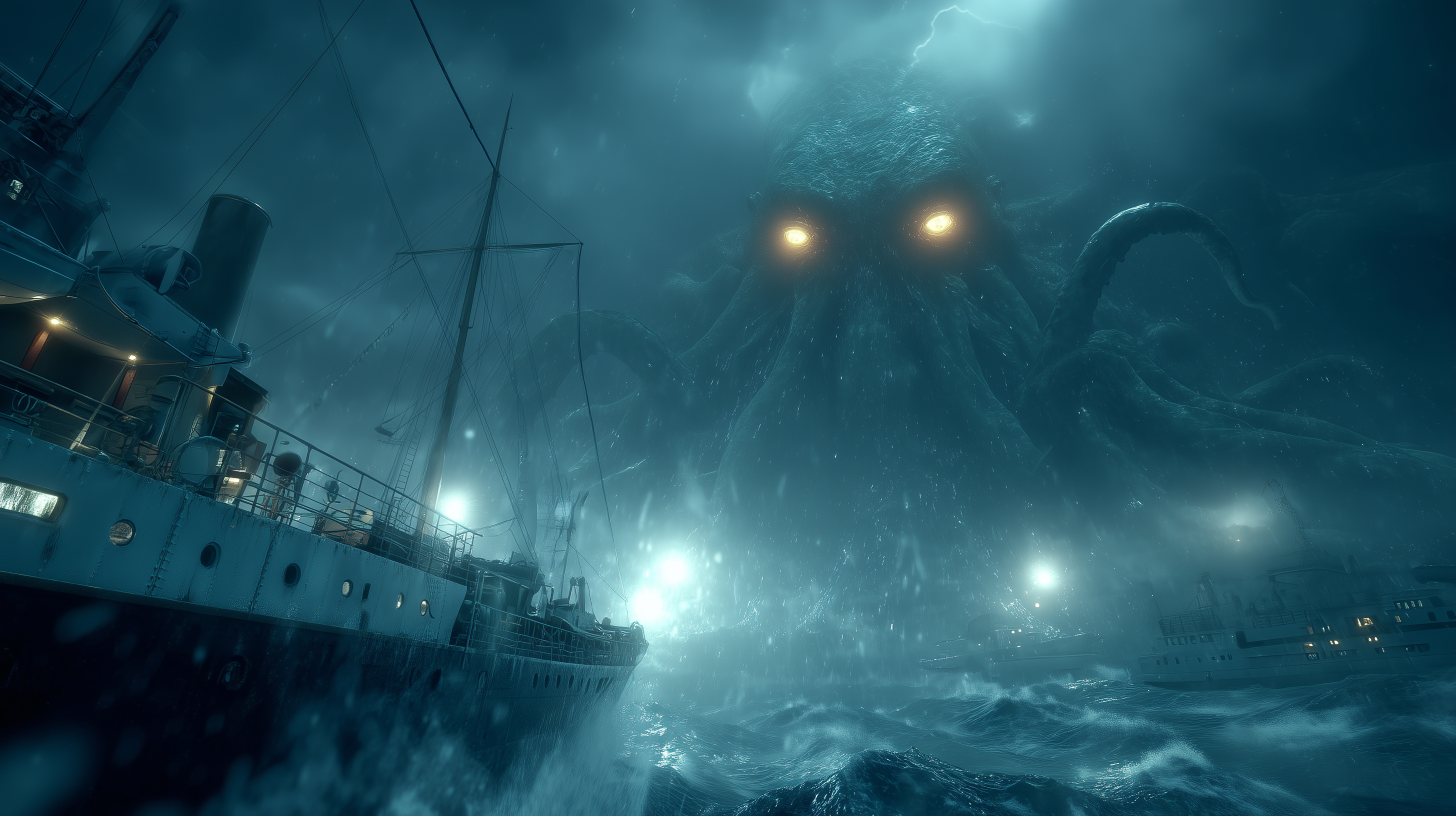 fond d'écran Cthulhu pc 2560x1440 téléchargement gratuit