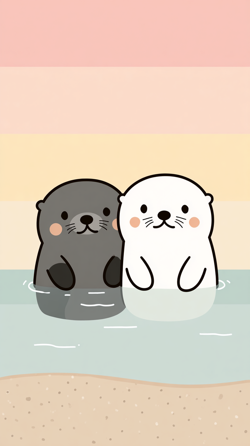 fond d'écran Loutre téléphone OnePlus gratuit