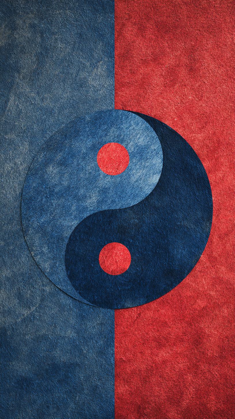 fond d'écran Yin et yang iphone 14 gratuit