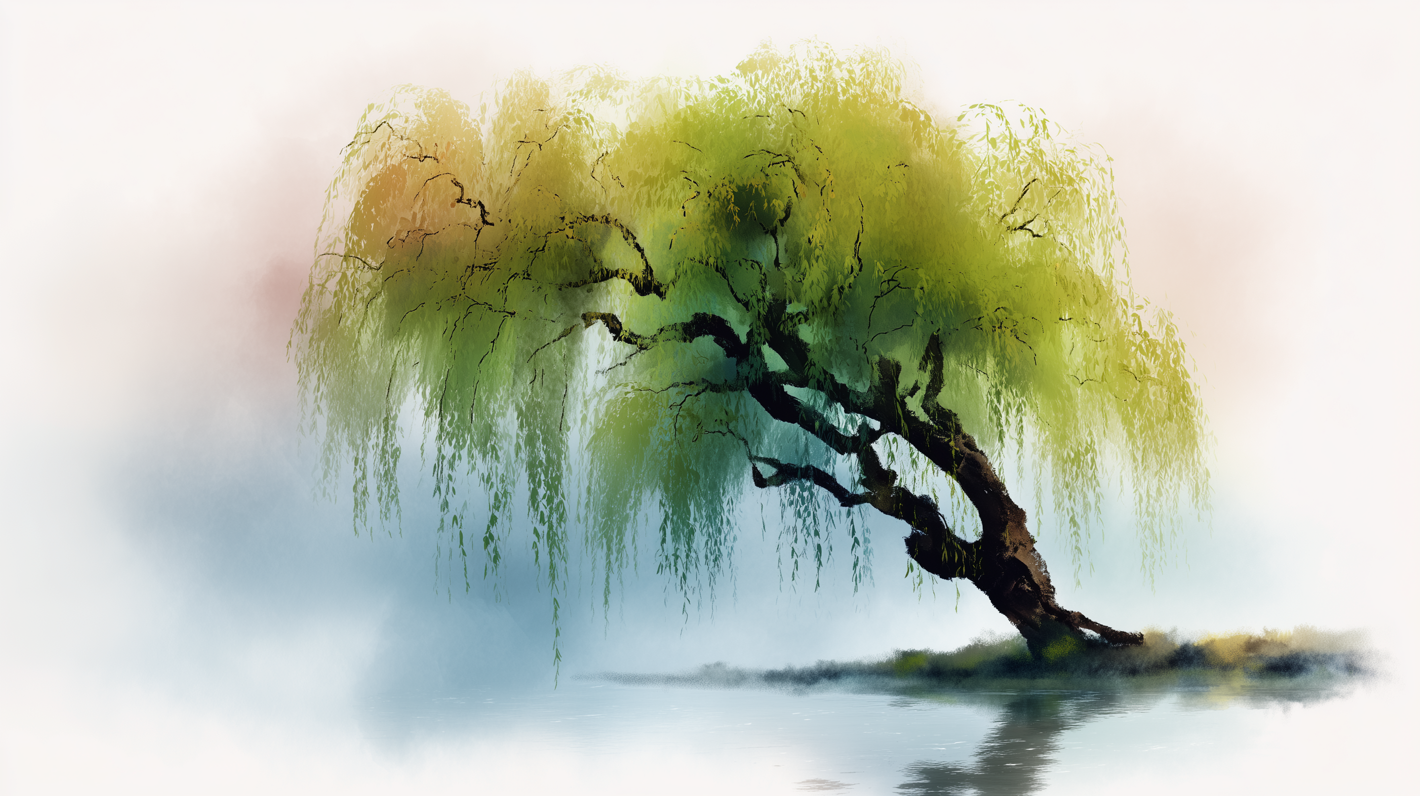 fond d'écran Saule windows 10 téléchargement gratuit