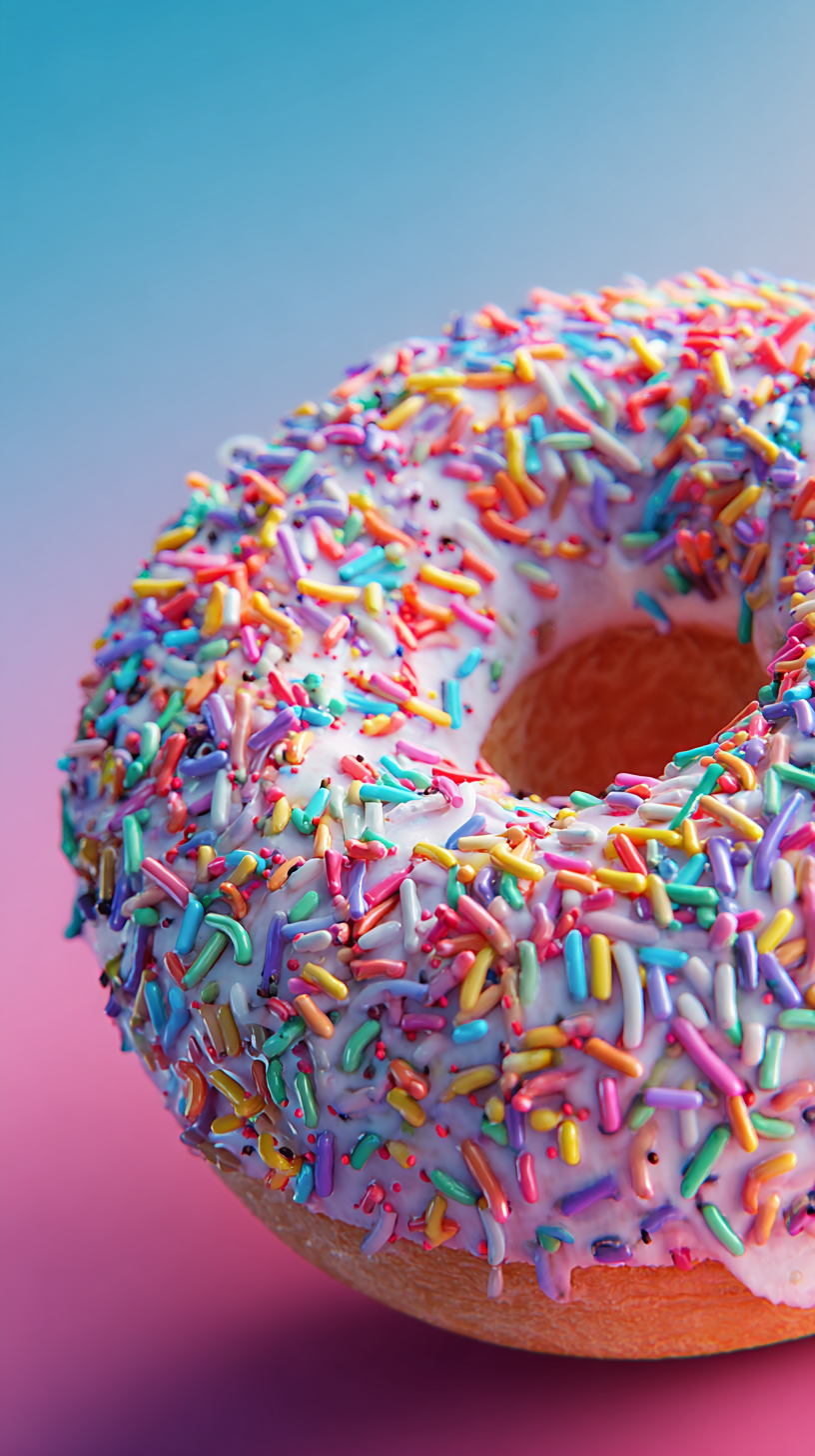 fond d'écran Donut iphone 4k télécharger gratuit