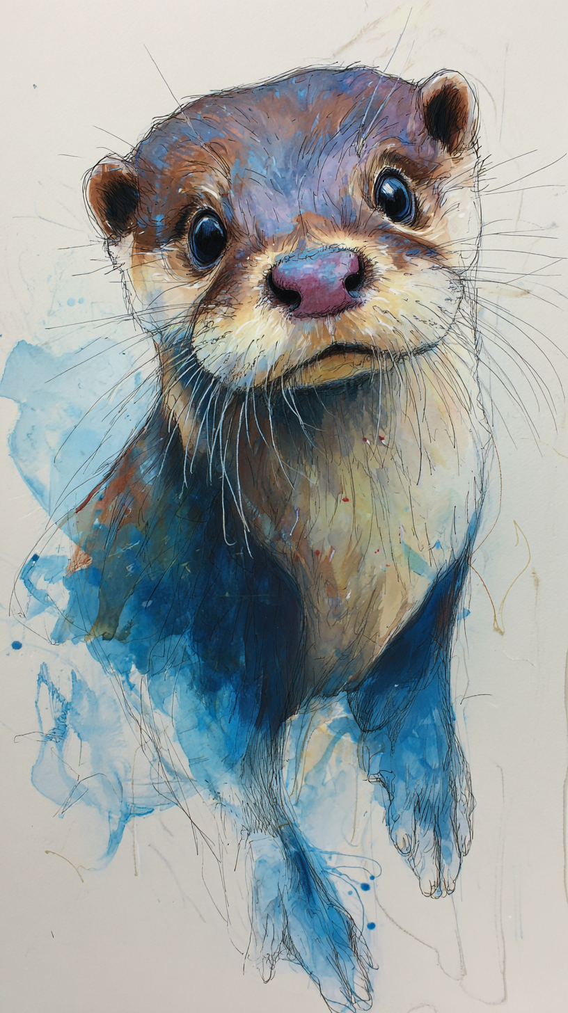 fond d'écran Loutre pour tablette android gratuit