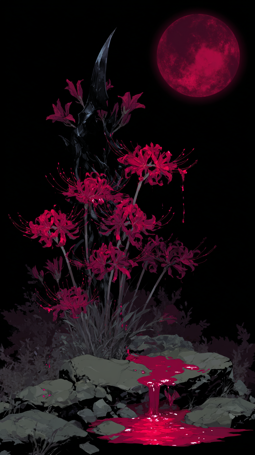 fond d'écran Lycoris radiata téléphone Nokia télécharger gratuit