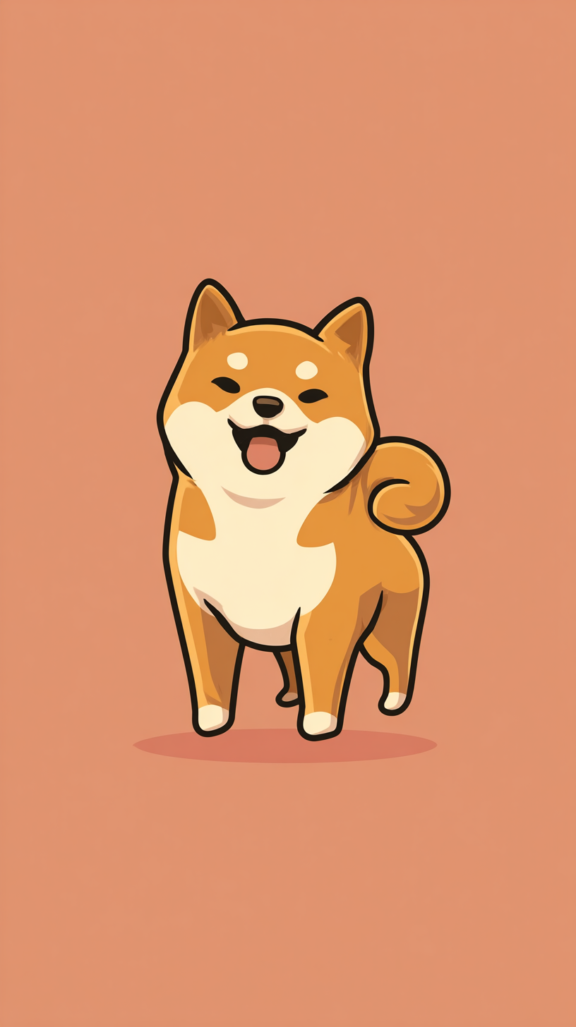 fond d'écran Shiba inu de téléphone gratuit