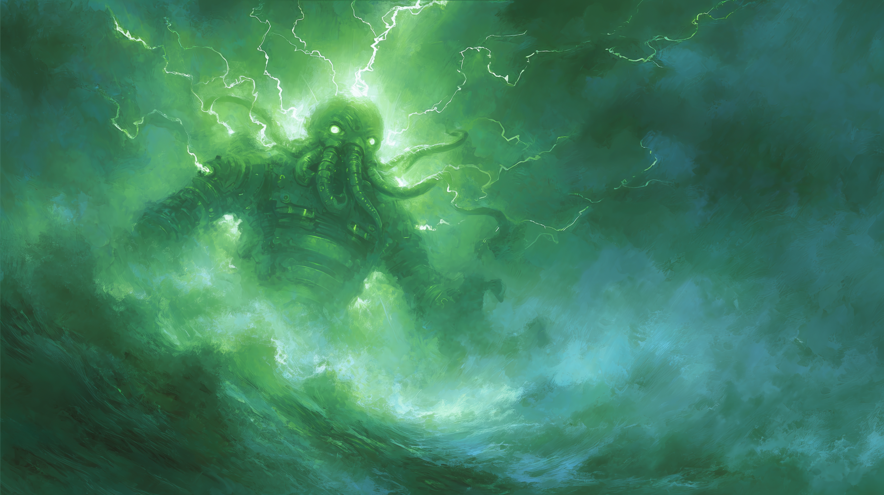fond d'écran Cthulhu mac 4k téléchargement gratuit