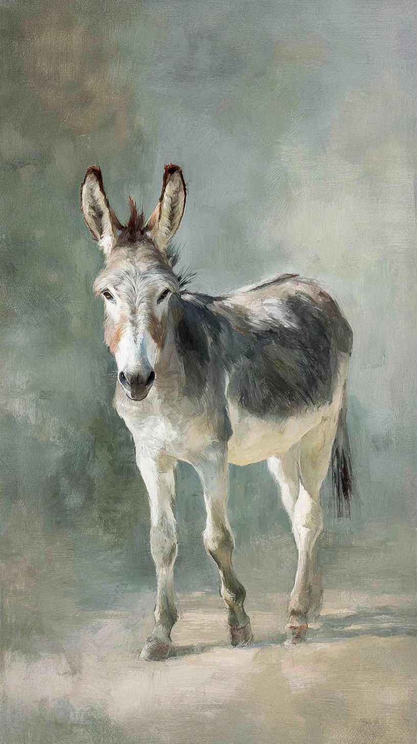 fond d'écran Âne iphone 15 pro télécharger gratuit