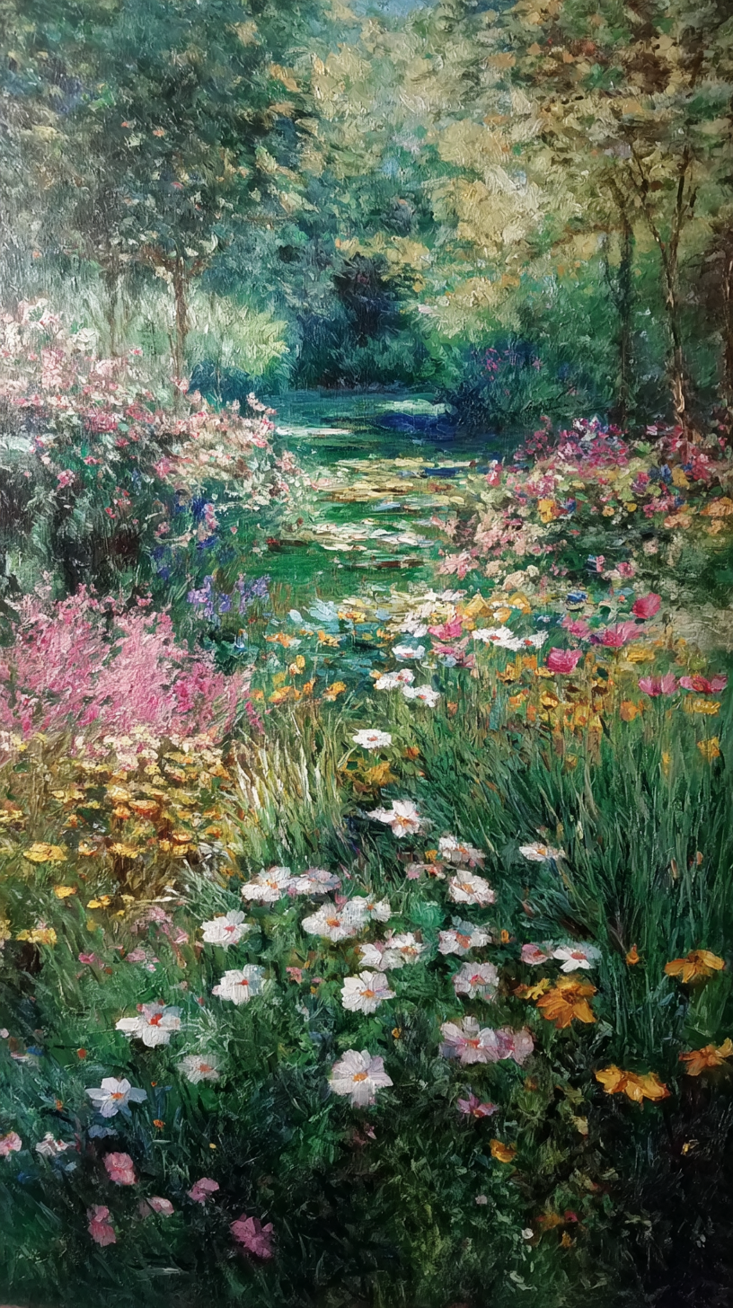 fond d'écran Claude Monet iphone 16 plus gratuit