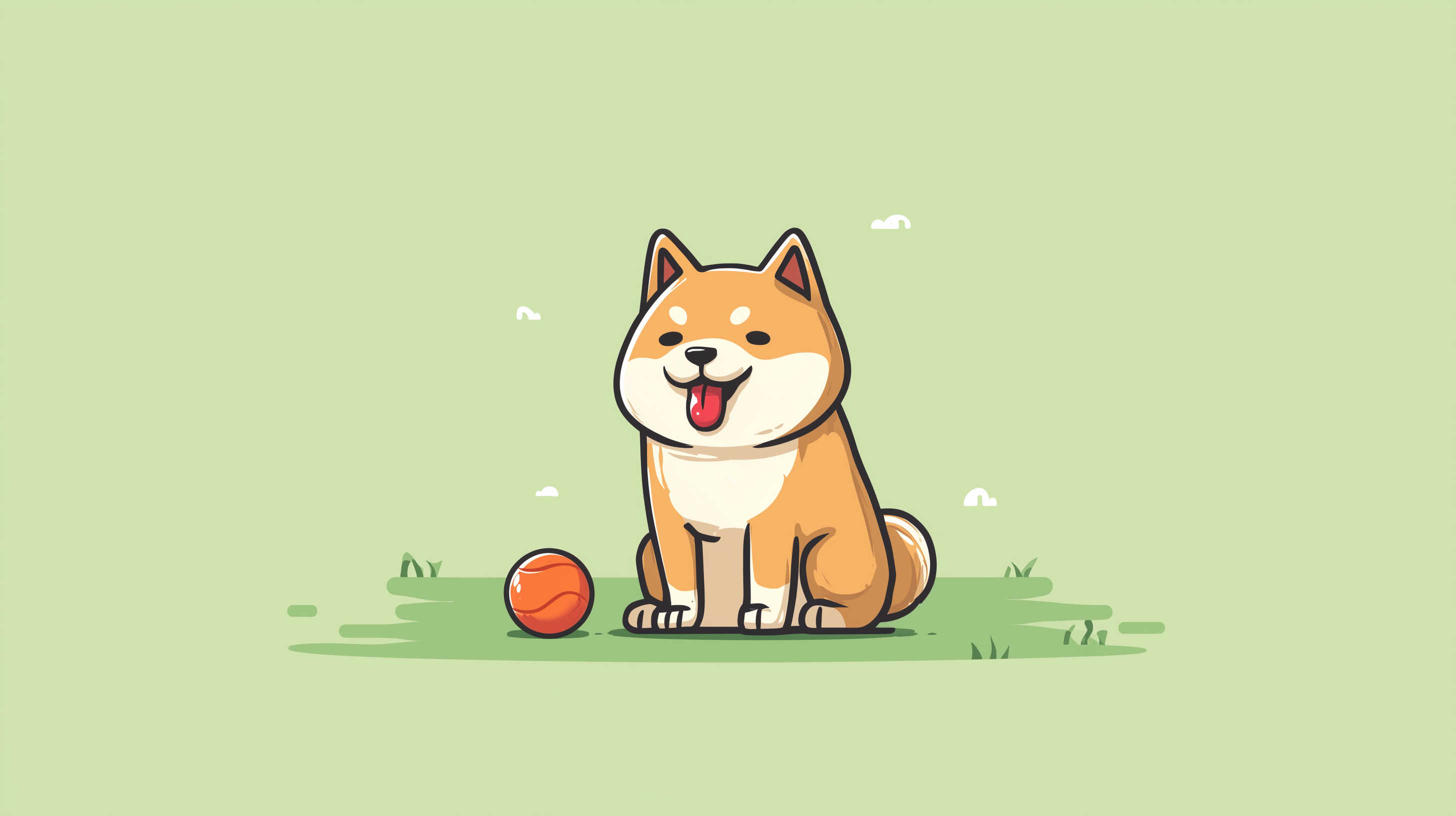 fond d'écran Shiba inu pc 4k ultra hd téléchargement gratuit
