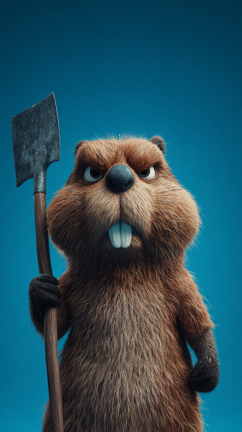 fond d'écran Castor iphone 4k télécharger gratuit