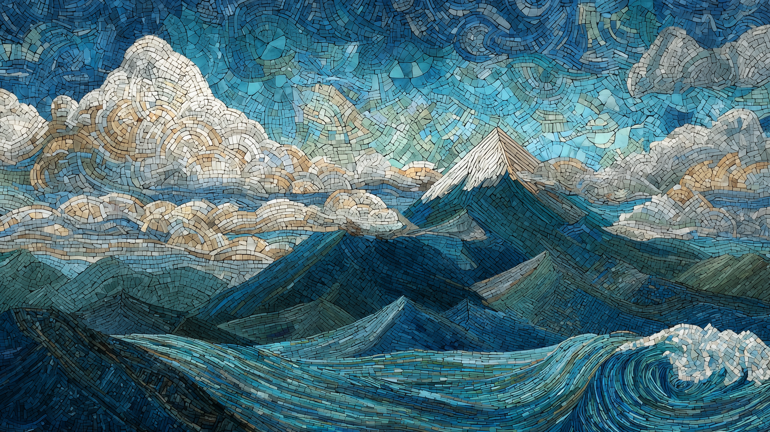 fond d'écran Mosaïque pc 1920x1080 téléchargement gratuit