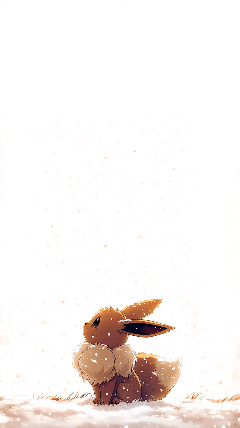 iphone fond d'écran Eevee kawaii télécharger gratuit