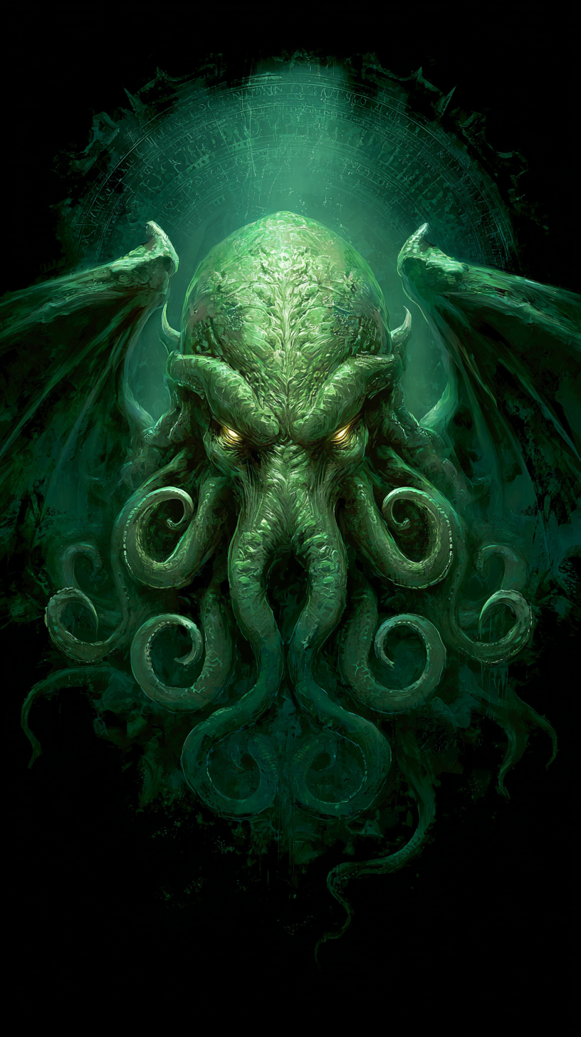 fond d'écran Cthulhu iphone 13 télécharger gratuit